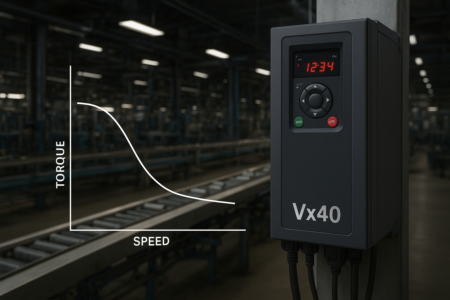 ۶ ویژگی حیاتی اینورترهای صنعتی سری vx40 پرتو صنعت – کنترل دقیق، ایمنی بالا، صرفه‌جویی انرژی