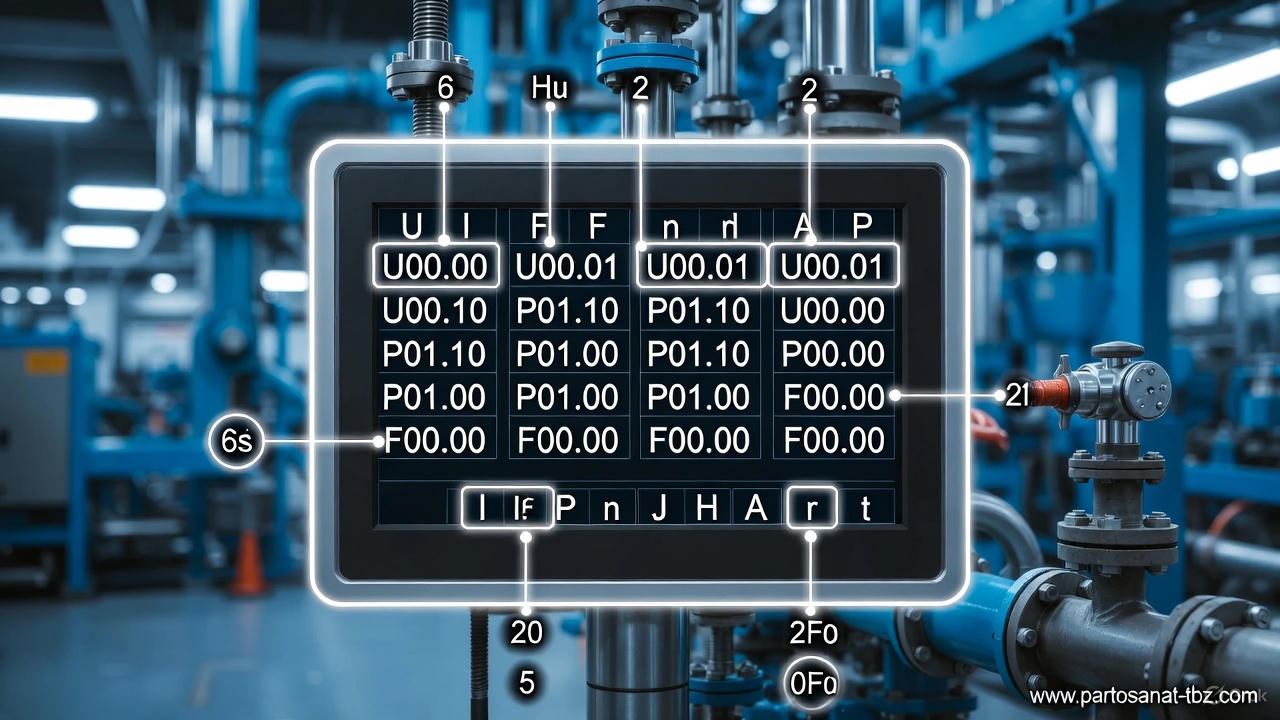 آموزش خواندن پارامترهای کلیدی در اینورترهای صنعتی سری vx40 – گام‌به‌گام پرتو صنعت
